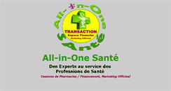 Desktop Screenshot of all-in-one-sante.com